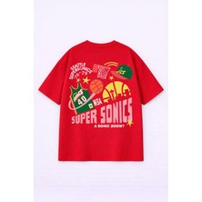 Lorvex T-Shirt Oversize Unısex %100 Pamuklu Rahat Kalıp Baskılı Tişört
