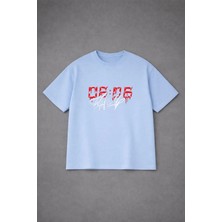 Lorvex Premium T-Shirt Oversize Rahat Kalıp Wake Up Baskılı