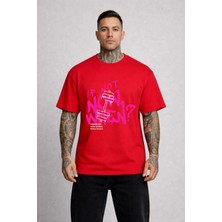 Lorvex Oversize T-Shirt Rahat Kalıp Now When Baskılı %100 Pamuklu Premium Tişört