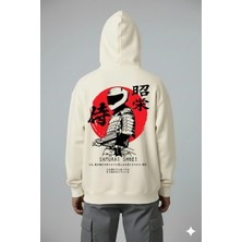 Lorvex Samurai Shoei Dijital Baskı Oversize Unisex Sweatshirt