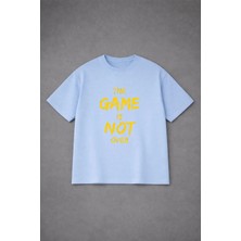 Lorvex Oversize T-Shirt Rahat Kalıp Game Is Not Baskılı