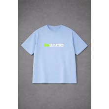 Lorvex Oversize T-Shirt %100 Pamuklu Rahat Kalıp Unlımıted Baskılı Premium