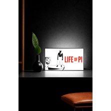 Gişe Arts Masa Lambası -  Life Of Pi (Pi'nin Yaşamı) Adaptörlü Dekoratif & Hediyelik Lamba