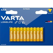 Longlife Aaa Alkalin Kalem Pil 10'lu Paket