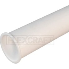 P2238 Boru Drenaj Uygulamaları Için Plastik 8 Inç Flanşlı Süzgeç Kuyruk Parçası 1-1/2 Inç Beyaz