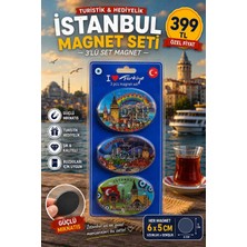 Mitavo 3 Lü Istanbul Türkiye Magnet Seti