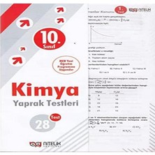 Nitelik - 10. Sınıf Kimya Yaprak Testleri