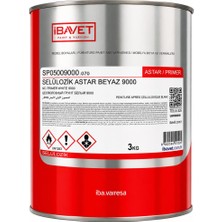 AlanSansli Ibavet Selülozik Astar Beyaz 9000 3 kg