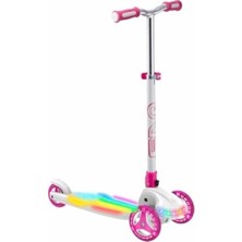 Die Grup Işıklı 3 Tekerlekli Katlanabilir Scooter, Renkli ve Eğlenceli Tasarım