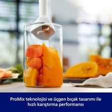 3000 Serisi El Blenderi ve Ölçü Kabı, 400W Motor, Promix Teknolojisi, Sıçramayı Önleyen Bıçak Koruması, Ergonomik Tutuş, Kompakt Tasarım (HR2520/00)