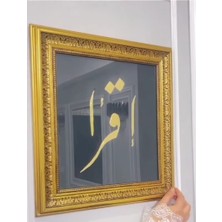 Tablo Tuval Üzerine Altın Varak Kaplama Tablo