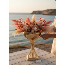 Mono Decors Vazo Gold Boyalı Olimpiyat Model Metal Büyük Boy