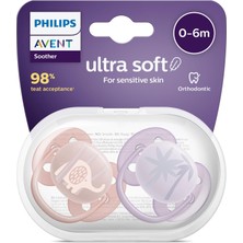 SCF091/09 Ultra Soft 0-6 Ay 2li Kız Emzik