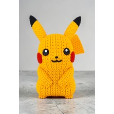 Hunga Pikachu - Yün Örgü Görünümlü Figür