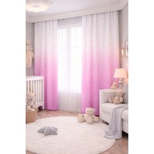 Beydex 140X260 Ölçüsünde 2 Adet Bebek Odası Çocuk Odası Baskılı Fon Perde
