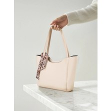 Sargınlar Fularlı(Degişkenlik Göstermektedir)Fermuarlı Shopper El ve Omuz Çantası