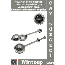 Wintoup #süzgeç Kaliteli Hijyenik Dayanıklı Uzun Ömürlü Mutfak Gereci Paslanmaz Çelik Pratik Şık Çay Süzgeci