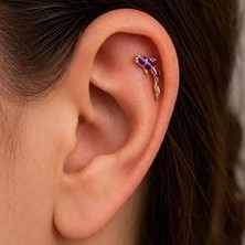Koi Mor Piercing (Sol Kulak)