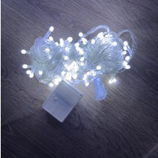 Aydogan's Ayd 10 M 100 LED Damla Uçlu Beyaz Işık Şeffaf Kablo Mz-17-1