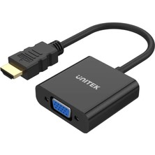 Unitek Unıtek HDMI To VGA Ses Destekli 1080P (Y-6333)