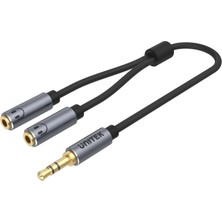 Unitek Unıtek 3.5mm Aux Çoklayıcı Y Kablo (Y-C956ABK)