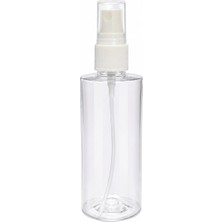 Bozkar Medikal 100 ml Boş Sprey Şişe Şeffaf Pet Ince Püskürtmeli Doldurulabilir Sızdırmaz Sprey Şişesi Parfüm Kolonya Dezenfektan Kozmetik Için