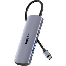 Unitek Unıtek Uhub Q4 4-In-1 10GBPS Usb-C Hub (H1112DGY01)