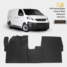 Yms Art Peugeot Expert Traveller 2016 ve Sonrası Uyumlu 4d Havuzlu Oto Paspas