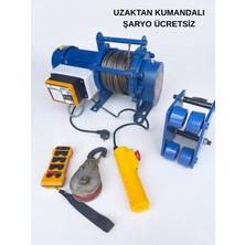 Shun 1000 kg Uzaktan Kumandalı 220V 50 Metre Halatlı Vinç