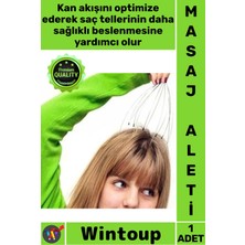 Wintoup #masaj Kan Dolaşımı Hızlandıran Saç Kökü Güçlendiren Rahatlatıcı Etki Stres Gideren Kafa Masaj Aleti
