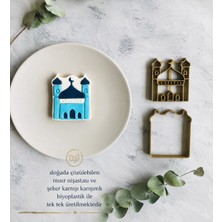 Cestopieno 2'li Cami Hamur Şekillendirici / Kurabiye Kalıbı / Karışık Renk / Seramik Kalıbı / 7x8 cm -Yenilendi