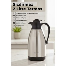 Empressco Paslanmaz Çelik Termos 2 Litre, Dayanıklı ve Şık Tasarım