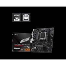 MSI Msı Pro A620AM-B Evo Am5 Ddr5 6800(OC) Anakart