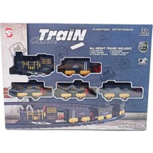 Bst Seher Işık ve Tren Sesi Olan Pilli Raylı Tren Cocuk Hediyesi