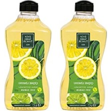 Aesco Doğal Zeytinyağlı Sıvı Sabun, Çeşme Limonu Kokulu 1500 ml x 2 Paket