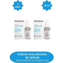 Zederma Yoğun Hyalüronik B5 Serum & Yoğun Nemlendirici & Esneklik Yenileyici & Canlı ve Parlak Görünüm (2 Adet)