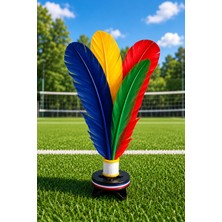 Boldy Jianzi Tüy Oyunu - Geleneksel Çin Ayak Oyunu - Refleks Oyunu - Egzersiz Topu - Spor Oyun Topu - Shuttlecock - Tüylü Top - Jianzi Kicking - Ayak Badmintonu - Tekme Oyun
