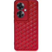 Bst Newface Oppo Reno 11F Kılıf Petek Silikon Kapak Yeni Telefon Hediyesi