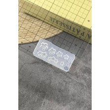 Easy Beauty Ince Nail Art Silikon Kalıp 3D Nail Art Desen Kalıbı, Tırnak Süsleme Desen Charm Tırnak Çarm