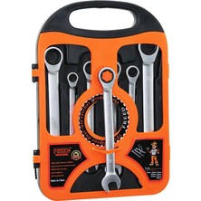 Tios Shop Krm 7 Pcs Cırcır Kombine Anahtar Seti 8-10-12-13-14-17-19MMPLASTİK Taşıma Çantalı (5047) Krm