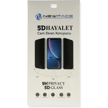 Bst Huawei 5d Hayalet Cam Ekran Koruyucu Siyah Yeni Telefon Hediyesi