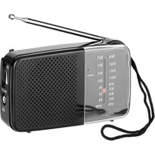 Get Store Hobimtek KN-258 Taşınabilir Am/fm Radyo Küçük Boy Cep Radyosu Pilli Radyo Knstar K-258