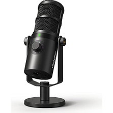 Get Store Usb/xlr Dinamik Mikrofon, Kayıt, Akış ve Oyun Için Programlanabilir Pc Podcast Mikrofon, Eq'lu Kardiyot Mikrofon, Sessiz Düğme, Kulaklık Jakı, Kazanç Düğmesi ve Ses Kontrolü (PD400X)