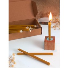 Get Store Petekoğlu Balmumu Mum 12 Adet Meditasyon Yoga Mumu Mumluk ile Birlikte 25 Dakika Yanma Süresi          [enerji Sınıfı A+++]