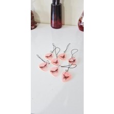 Get Store Neon Reçine Plektrum Charm, Kelebek Desenli