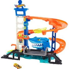 Get Store Hot Wheelsköpek Balığından Kaçış™ Oyun Seti Hot Wheels™ City Köpek Balığından Kaçış Oyun Seti, 4 Yaş ve Üzeri Çocuklar Için Oyuncak HDP06