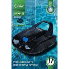 Get Store KRPC-7170 Kablosuz Havuz Temizleme Robotu Siyah | 5000 Mah & 120 L/dak Debi & Çift Motor