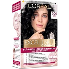Get Store L'oreal Paris Excellence Creme Saç Boyası 200 Yoğun Siyah