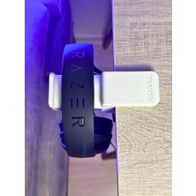 Get Store Premium Beyaz Masa Kenarı Kulaklık Standı – Polardock Edition V6 (Yeni Versiyon) | Kaydırmaz Keçeli, Ergonomik ve Güçlendirilmiş