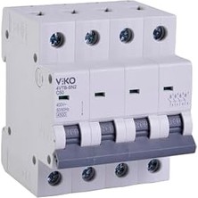 Seraç 4VTB-4C50 Otomatik Sigorta 4,5ka C Tipi 4 Kutup 50A